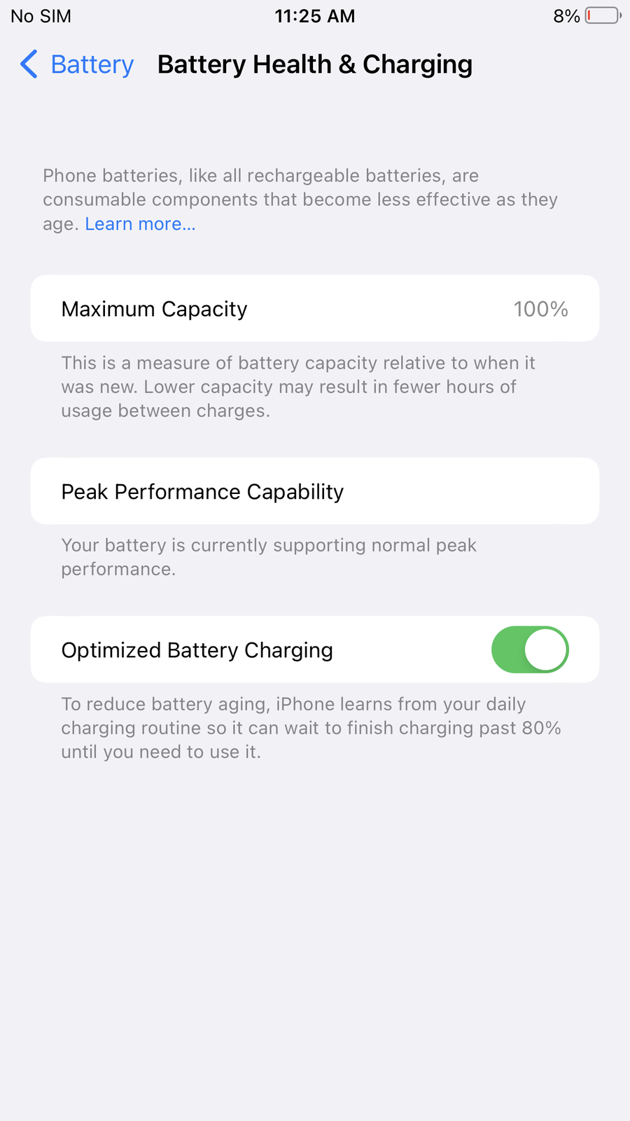 ايفون 8 بلس احمر 64 100%