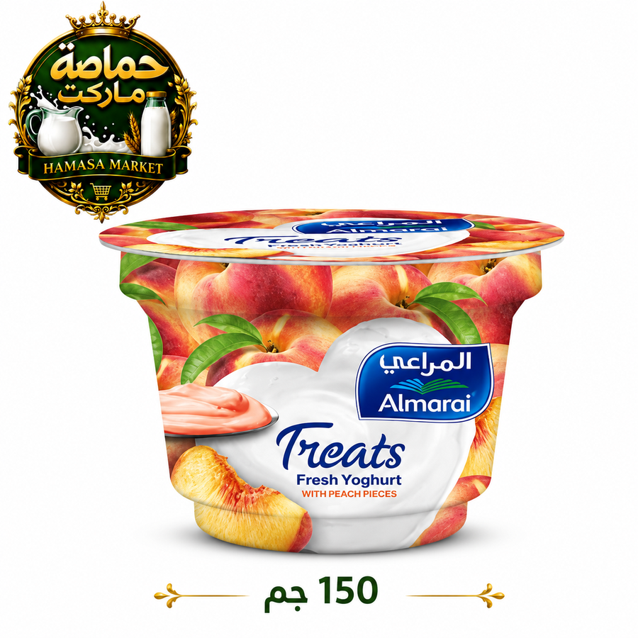 المراعي تريتس زبادي بالخوخ 150 جم