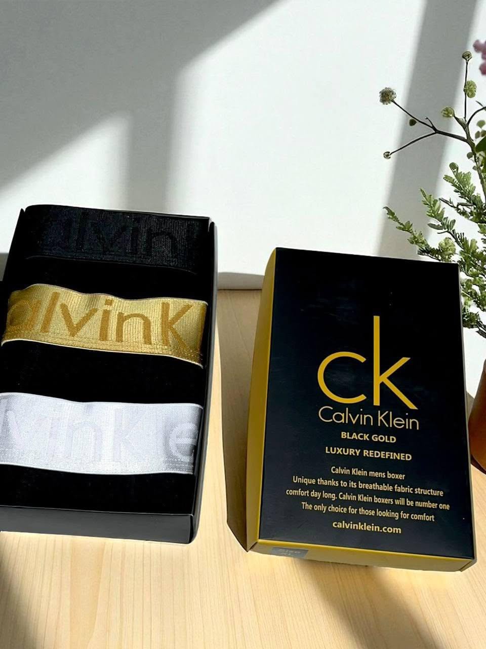 5 Calvin Klein black gold editon