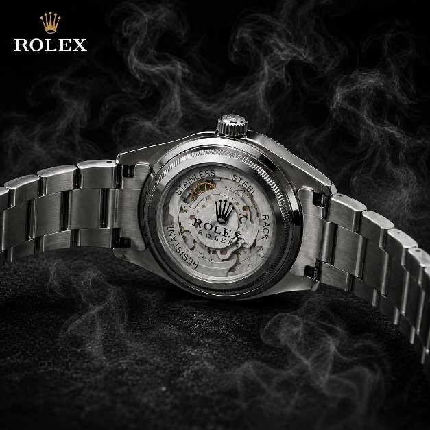ساعة ROLEX اسود
