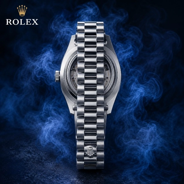 ساعة ROLEX ابيض