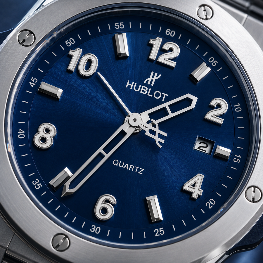 ساعة HUPLOT CLASSIC أزرق