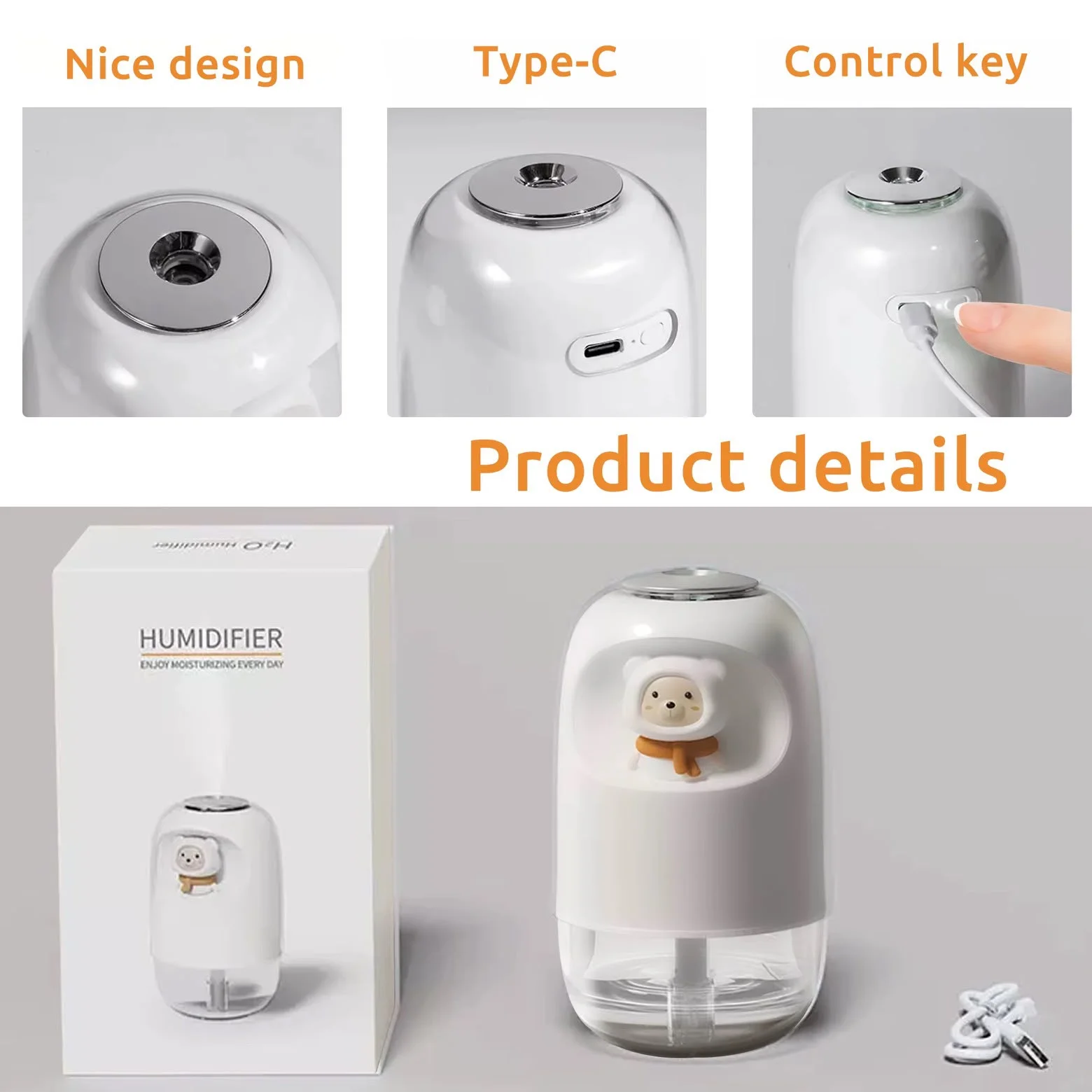 Car Bear Aroma Humidifier-KBA01