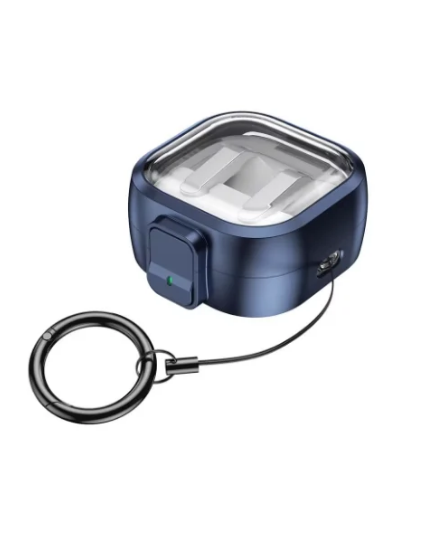 Clear Protective Case with Safety Lock & Keychain for Samsung Galaxy Buds 4 / Buds 4 Pro