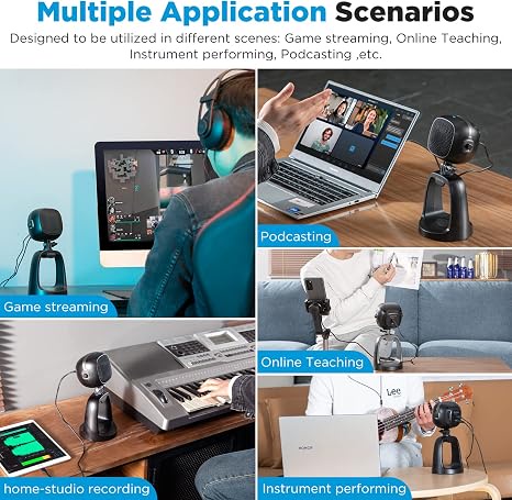 BOYA BY-CM6 Desktop USB Condenser Microphone for PC & Mac