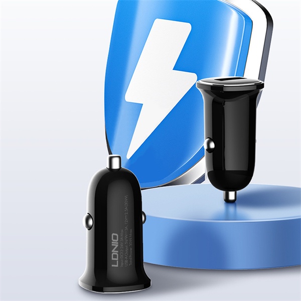 DNIO Car Fast Charging with Data Cabel (USB - A to Type-C) OR (USB - A to Lightning) (100CM) (30W) - Model: C105 