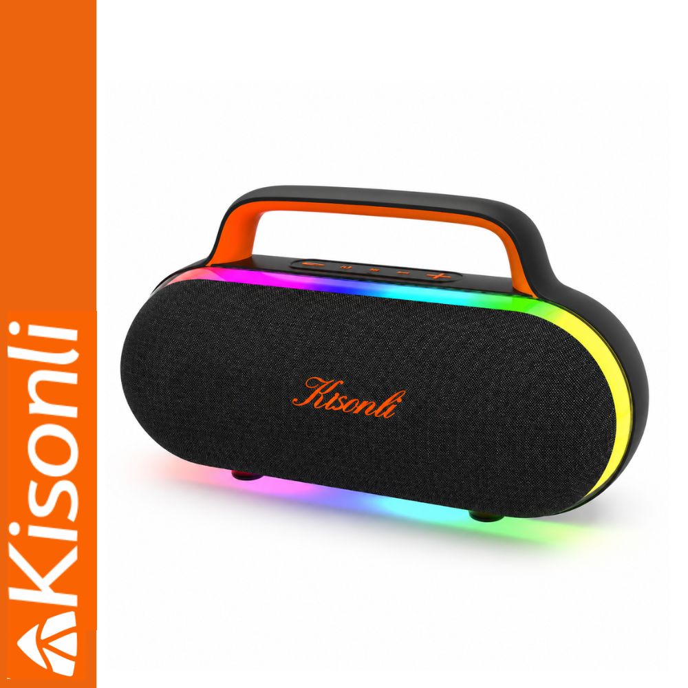 سبيكر كيسونلي بلوتوث إضاءة آر جي بي موسيقى - RGB MUSIC Bluetooth SPEAKER K19