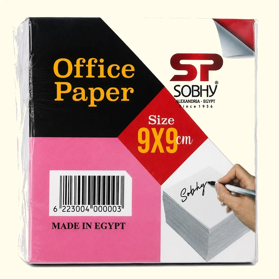 SOBHY Office Paper 9×9 cm – Note Paper