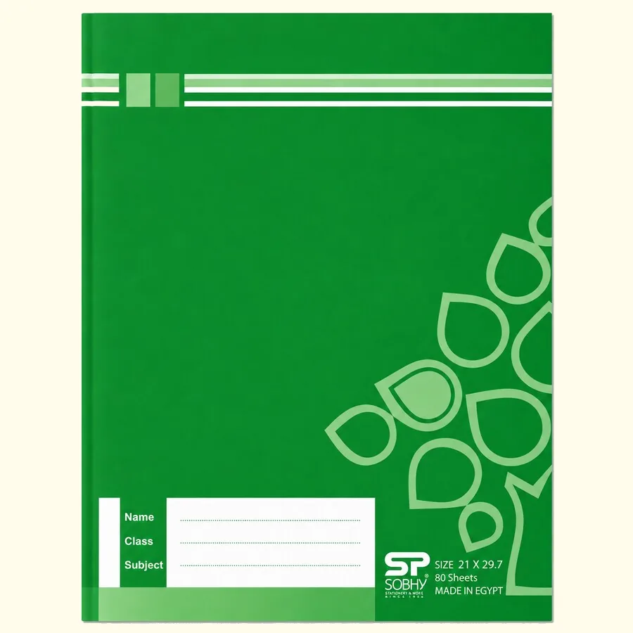 SOBHY Private Schools Sketchbook A4 – 80/100 Sheets– Pack of 10 – Multiple Rulings