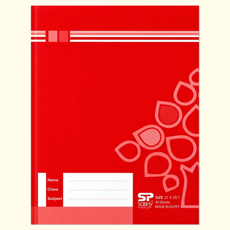 SOBHY Private Schools Sketchbook A4 – 40/60 Sheets– Pack of 10 – Multiple Rulings