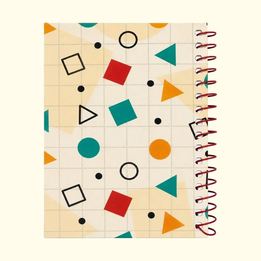 SOBHY Mini Spiral Notebook – 90 Sheets – Hard Cover – 11.5 × 14 cm