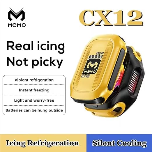 MEMO CX12 Magnetic Semiconductor Phone Cooler with RGB Light & Digital Display