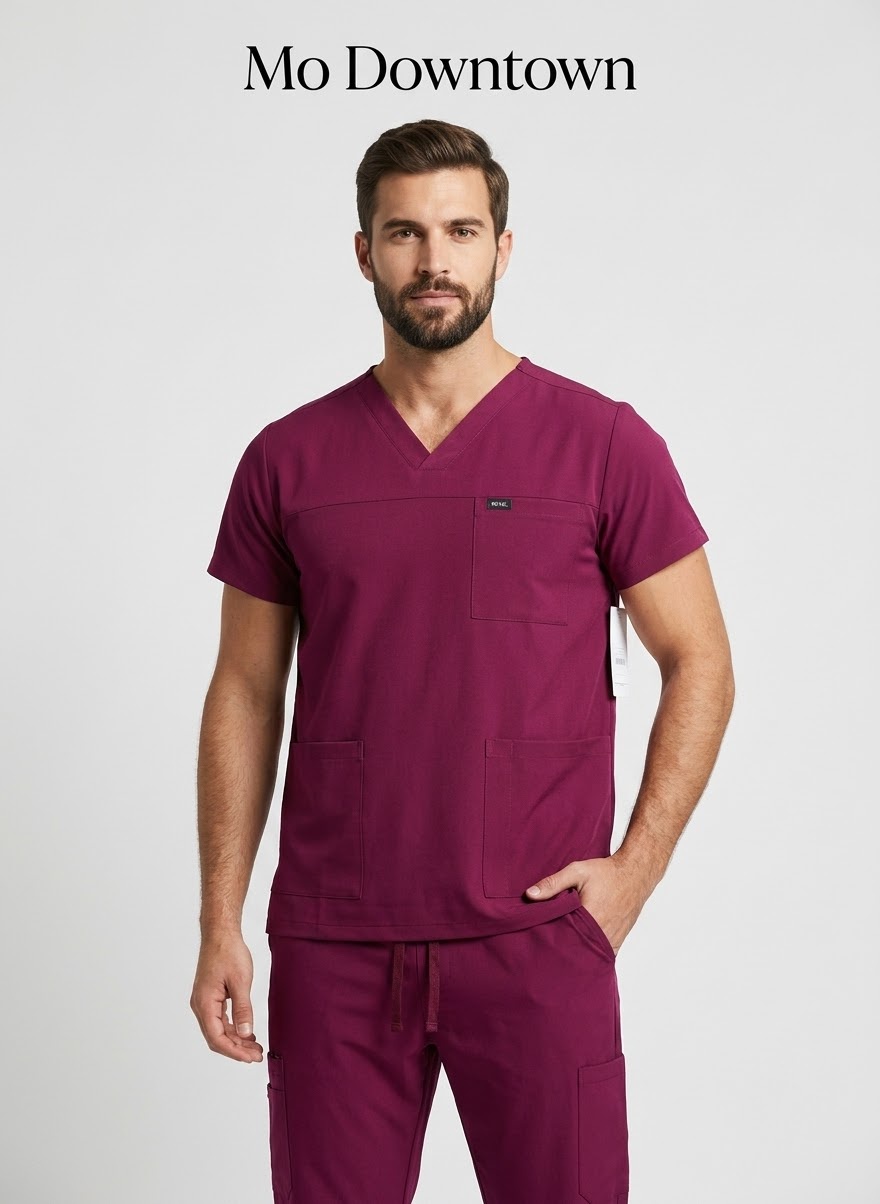  Royal silver unisex scrub 