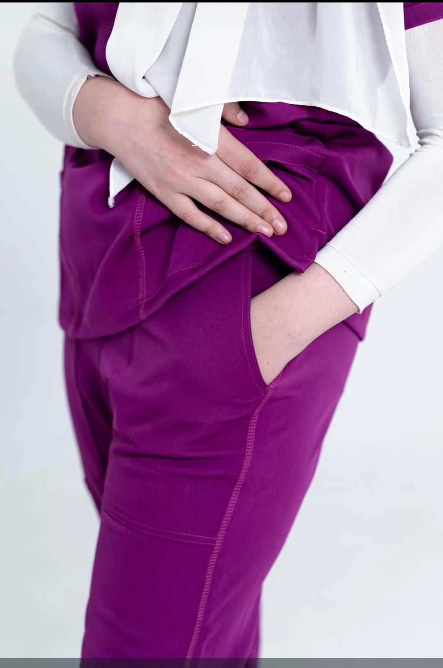Dr.style "Female style" (short cut)  scrub 