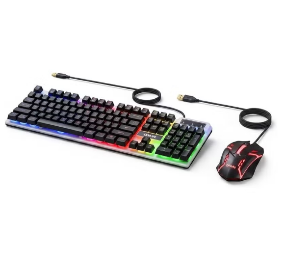 DAMN DD953 RGB Gaming Keyboard and Mouse Combo – Wired USB Set