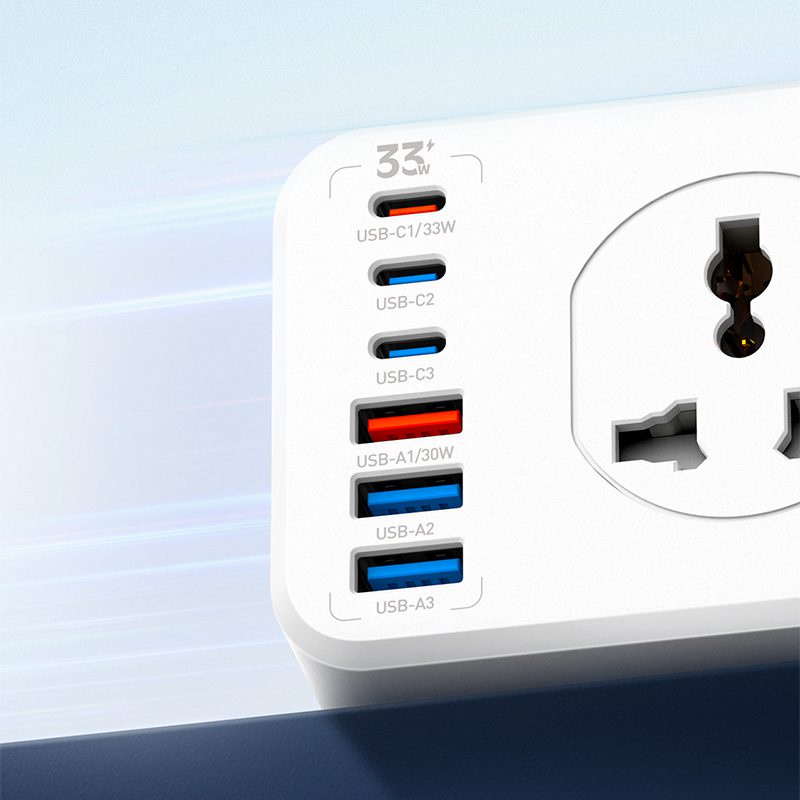 لادنيو باور سوكيت2500وات -2متر - LDNIO Power Socket(2500W) (2000mm) Model:SC10610C