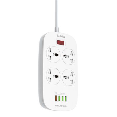 لادنيو باور سوكيت 2500وات -2متر - LDNIO Power Socket(2500W) (2000mm) Model:SC4407C