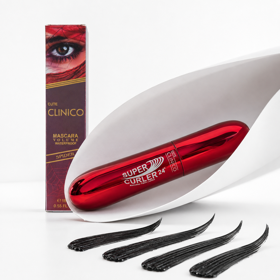 ماسكرا كيوت كلينيكو سبايدر ضد الماء 18 مل – Super Curler 24H