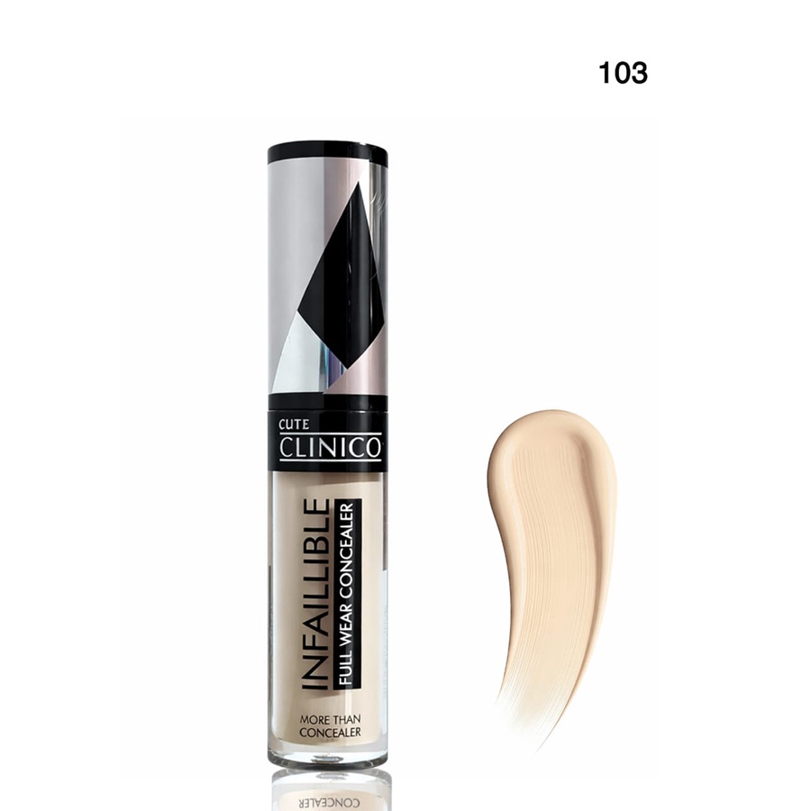 كونسيلر كيوت كلينيكو إنفاليبل للتغطية الكاملة – Cute Clinico Infaillible Concealer