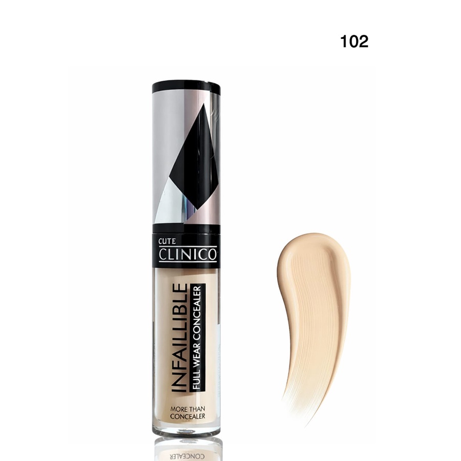كونسيلر كيوت كلينيكو إنفاليبل للتغطية الكاملة – Cute Clinico Infaillible Concealer