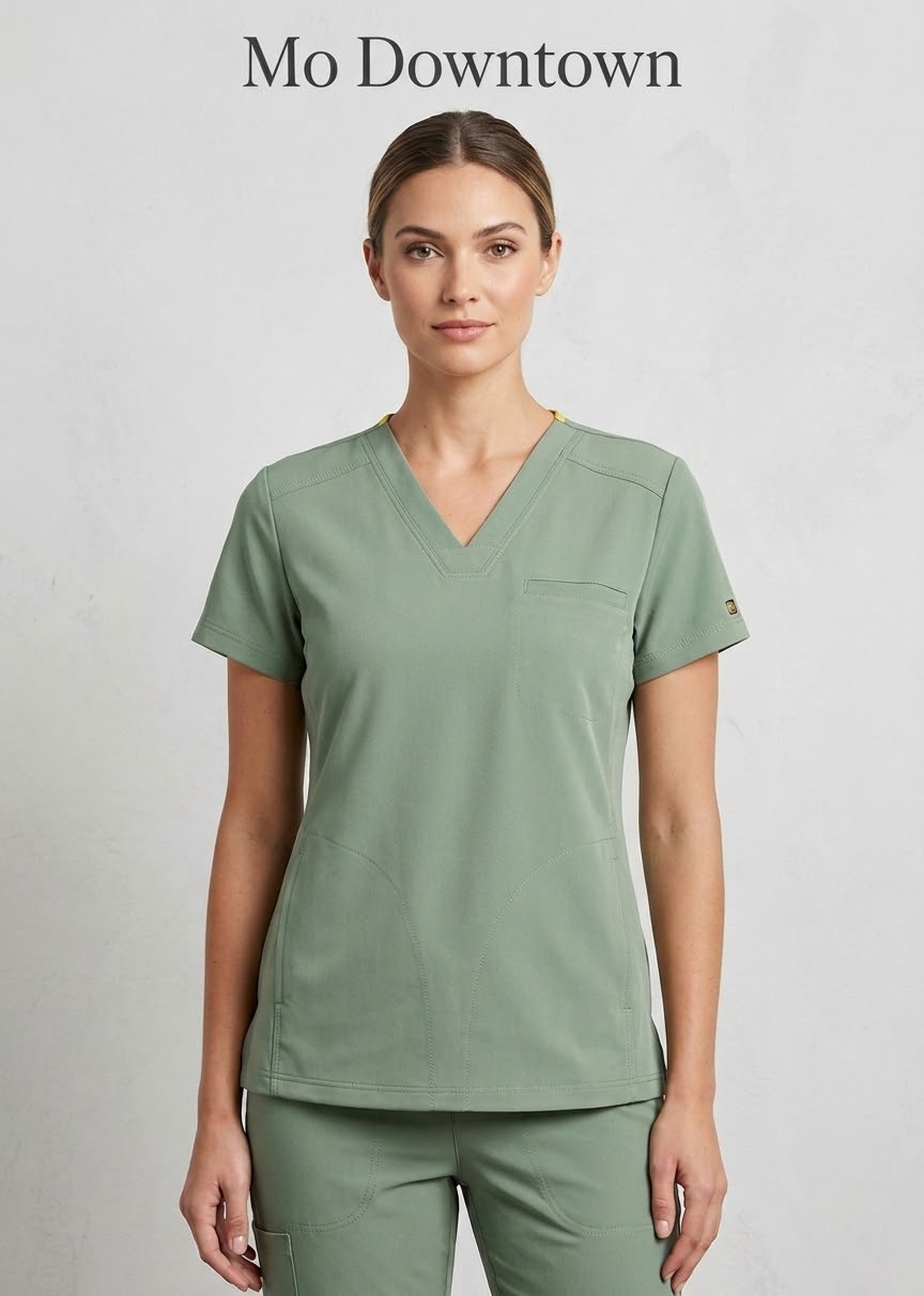  Royal gold female style scrub 