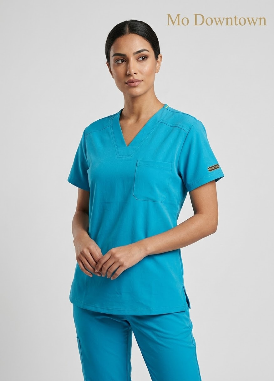  Royal gold female style scrub 