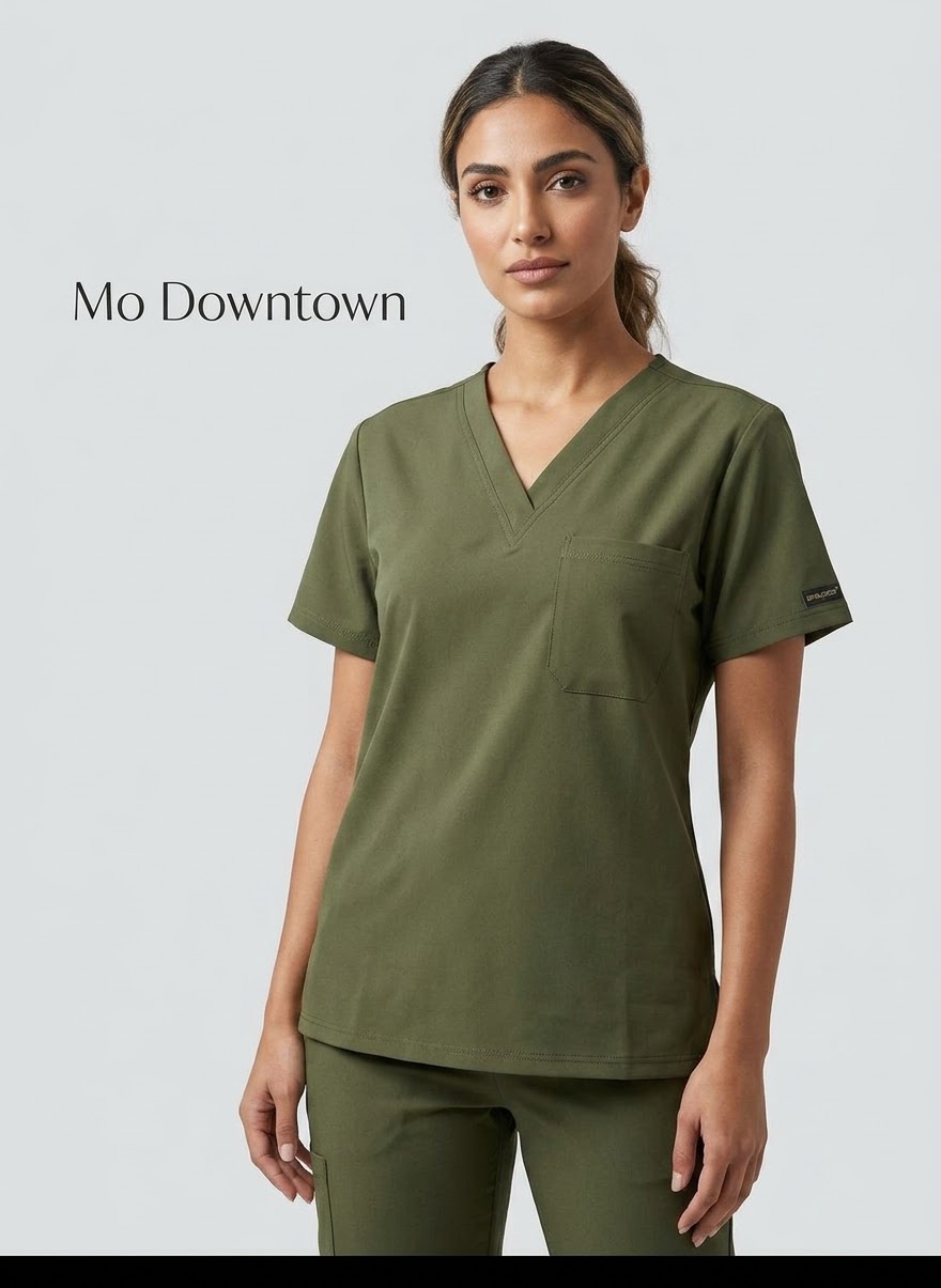  Royal gold female style scrub 