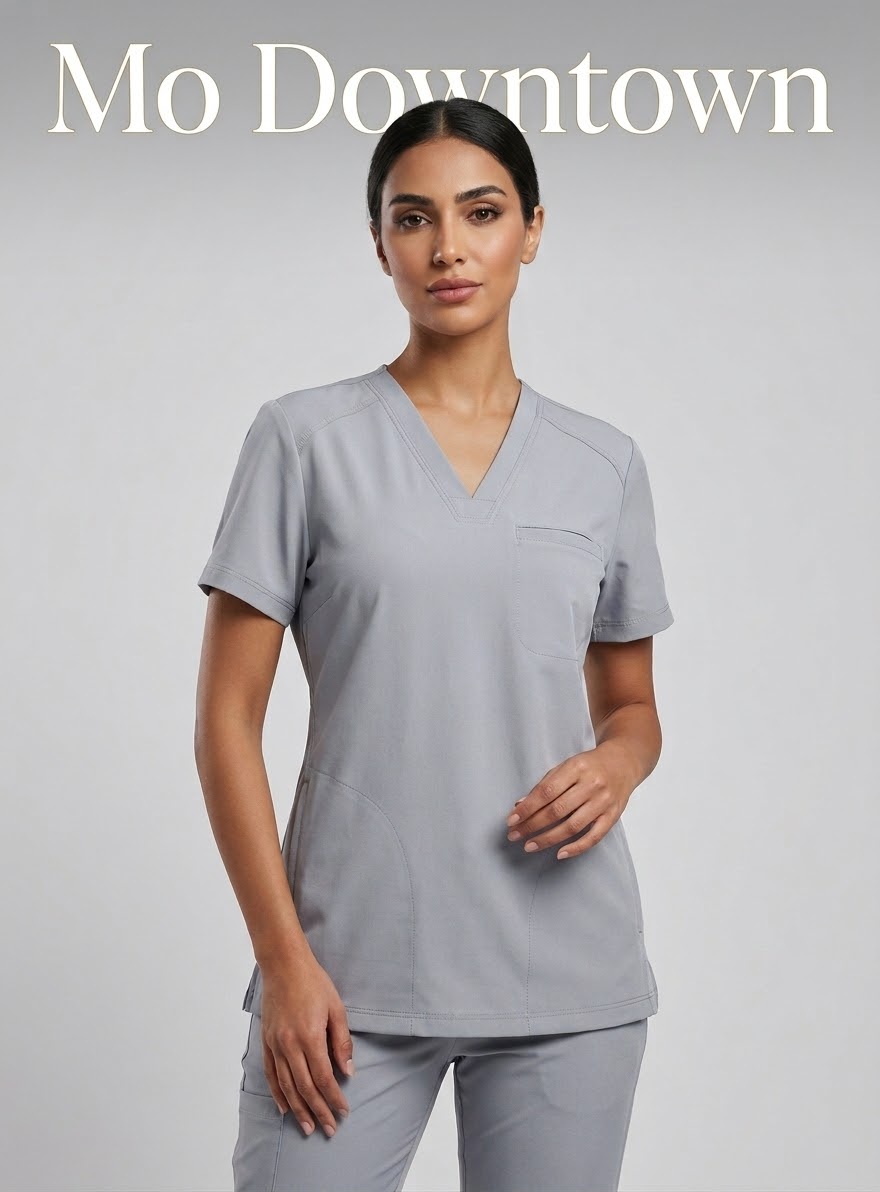  Royal gold female style scrub 