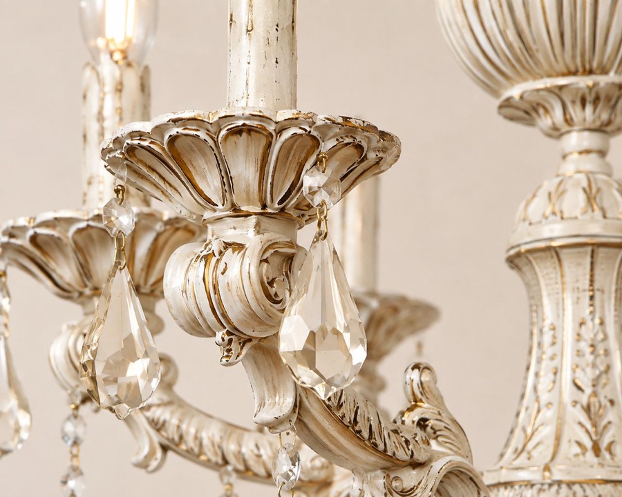 WHITE CHANDELIERS