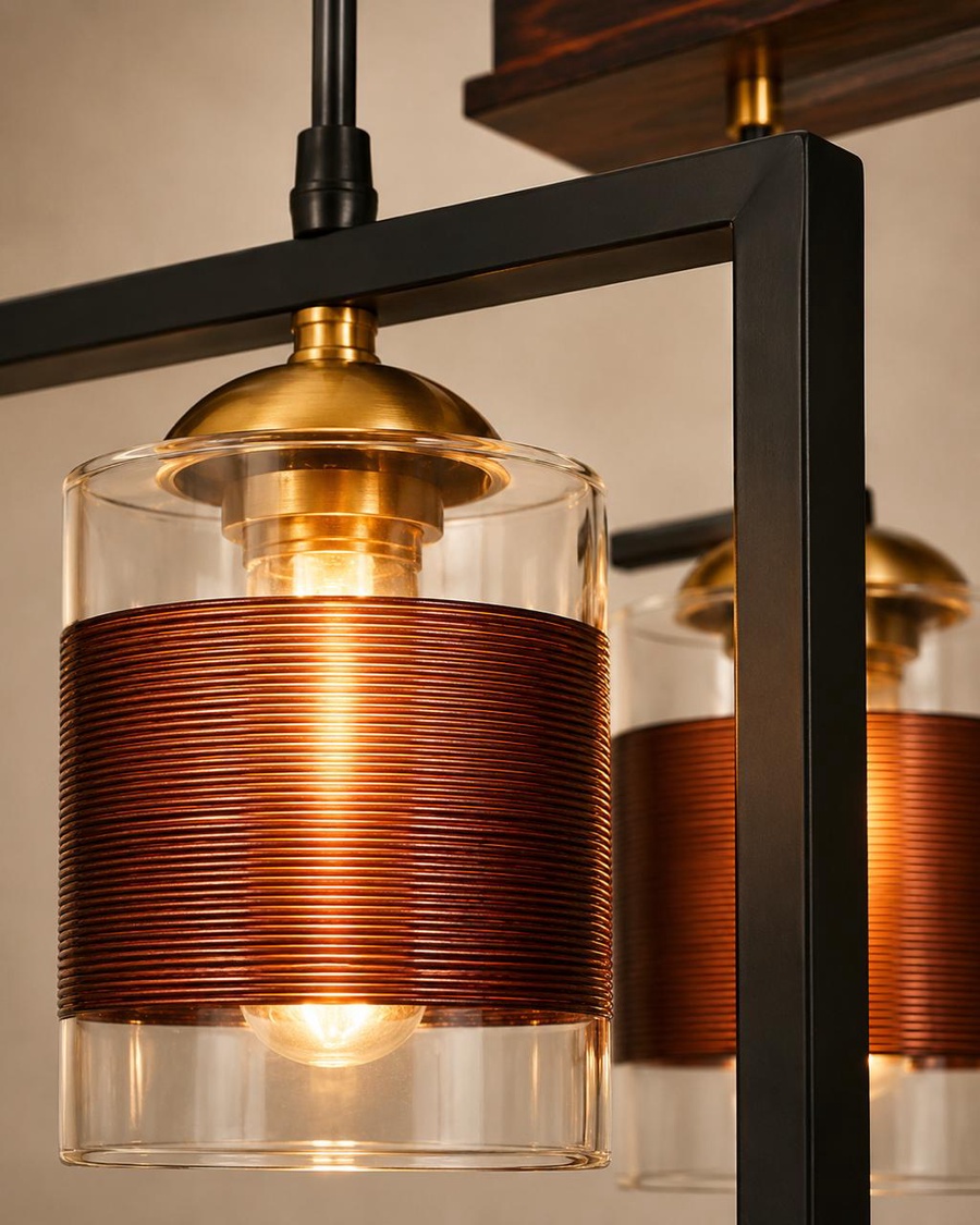 WOODEN CHANDELIERS
