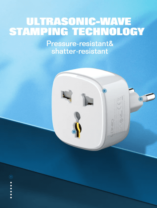 لادنيو سمارت باور بلج 2500وات- LDNIO Smart Power Plug (2500W) - SCW1050 
