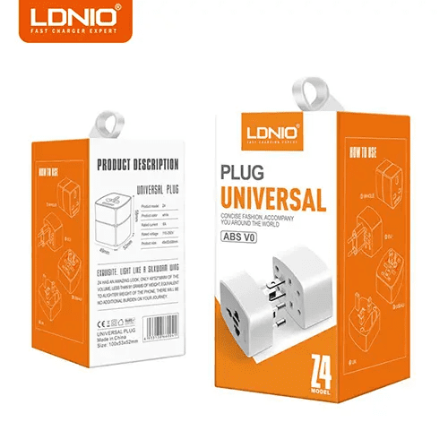 لادنيو بلج يونيفرسال تشارجر - LDNIO Plug Universal Charger Model: Z4