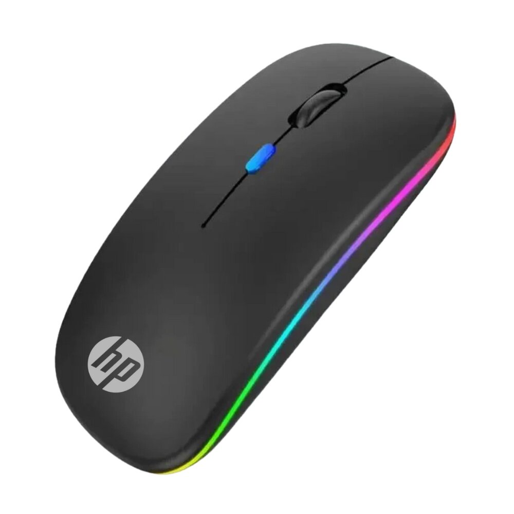 HP W10 RGB BLUETOOTH & WiRELESS MOUSE RECHARGEABLE TYPE-C 