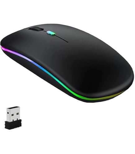 HP W10 RGB BLUETOOTH & WiRELESS MOUSE RECHARGEABLE TYPE-C 