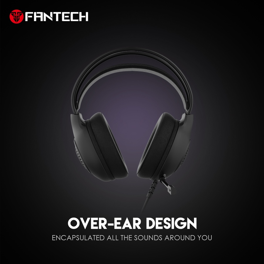 Fantech HG25 Orbit RGB USB Gaming Headset – Black