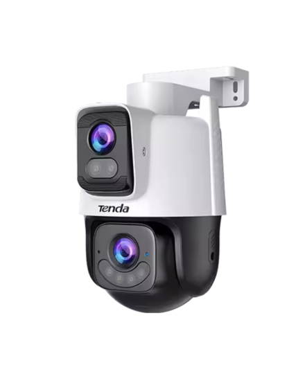 Tenda CH10 Dual-Lens Outdoor Wi-Fi Security Camera – White/Black
