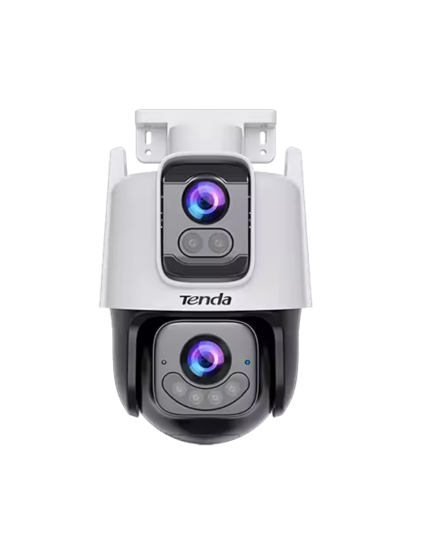 Tenda CH10 Dual-Lens Outdoor Wi-Fi Security Camera – White/Black