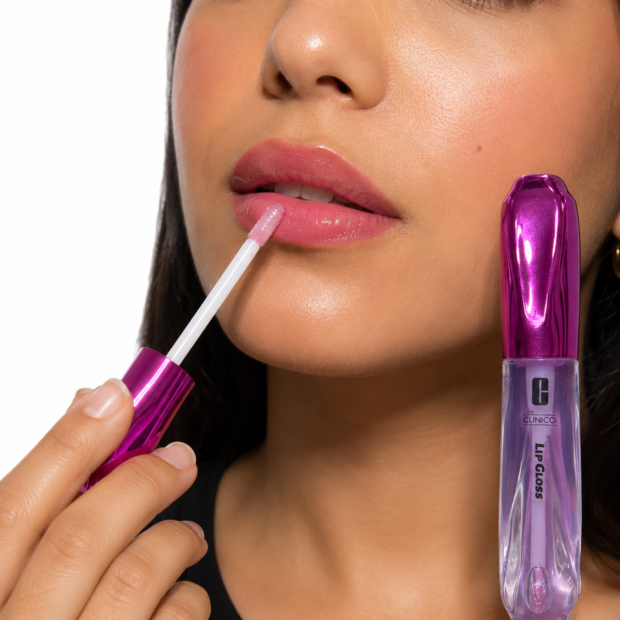 ليب جلوس ماجيك شاين عادي وجليتر – Cute Clinico Magic Shine Lip Gloss