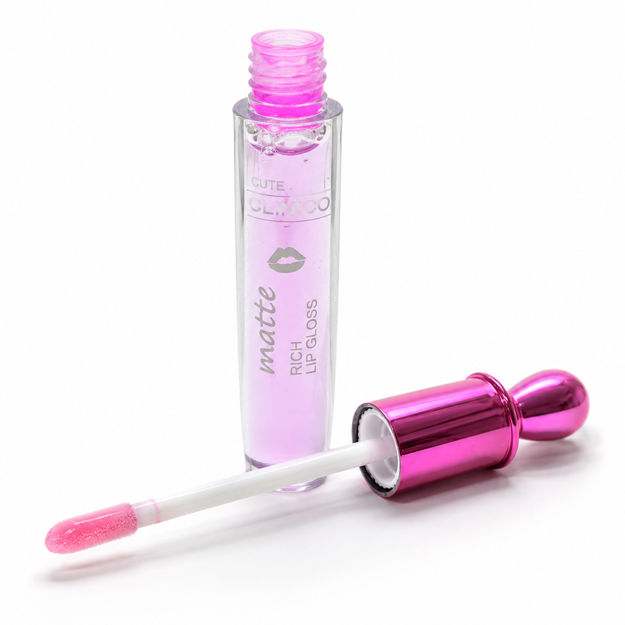 ليب جلوس ماجيك عادي وجليتر – Cute Clinico Magic Lip Gloss