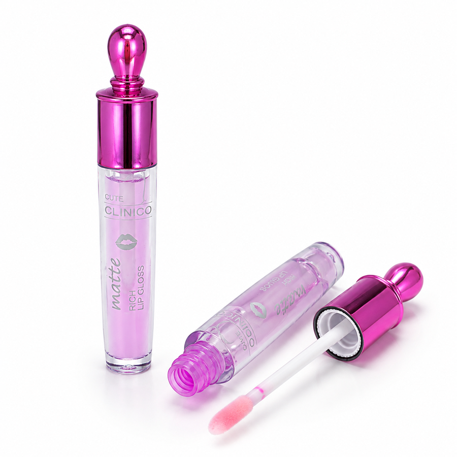 ليب جلوس ماجيك عادي وجليتر – Cute Clinico Magic Lip Gloss