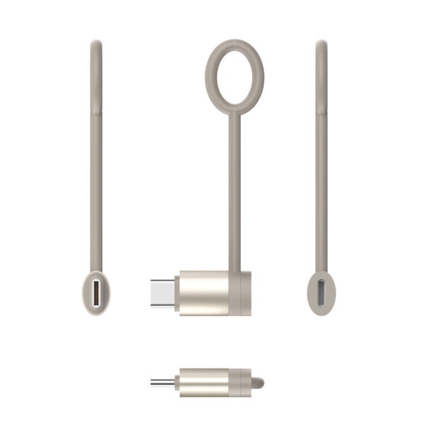 لادنيو بي دي فاست تشارجر أدبتور - تايب - سي ميل - تو - لايتينج فيميل -65وات- LDNIO PD Fast Charging Adapter - (Type - C Male TO Lightning Female) (65W) - LC260