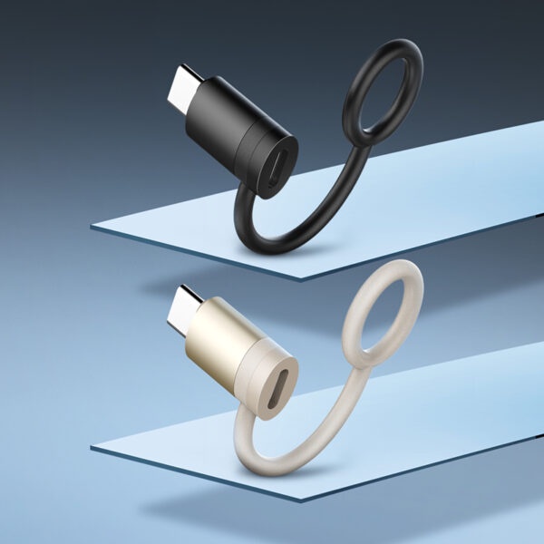 لادنيو بي دي فاست تشارجر أدبتور - تايب - سي ميل - تو - لايتينج فيميل -65وات- LDNIO PD Fast Charging Adapter - (Type - C Male TO Lightning Female) (65W) - LC260