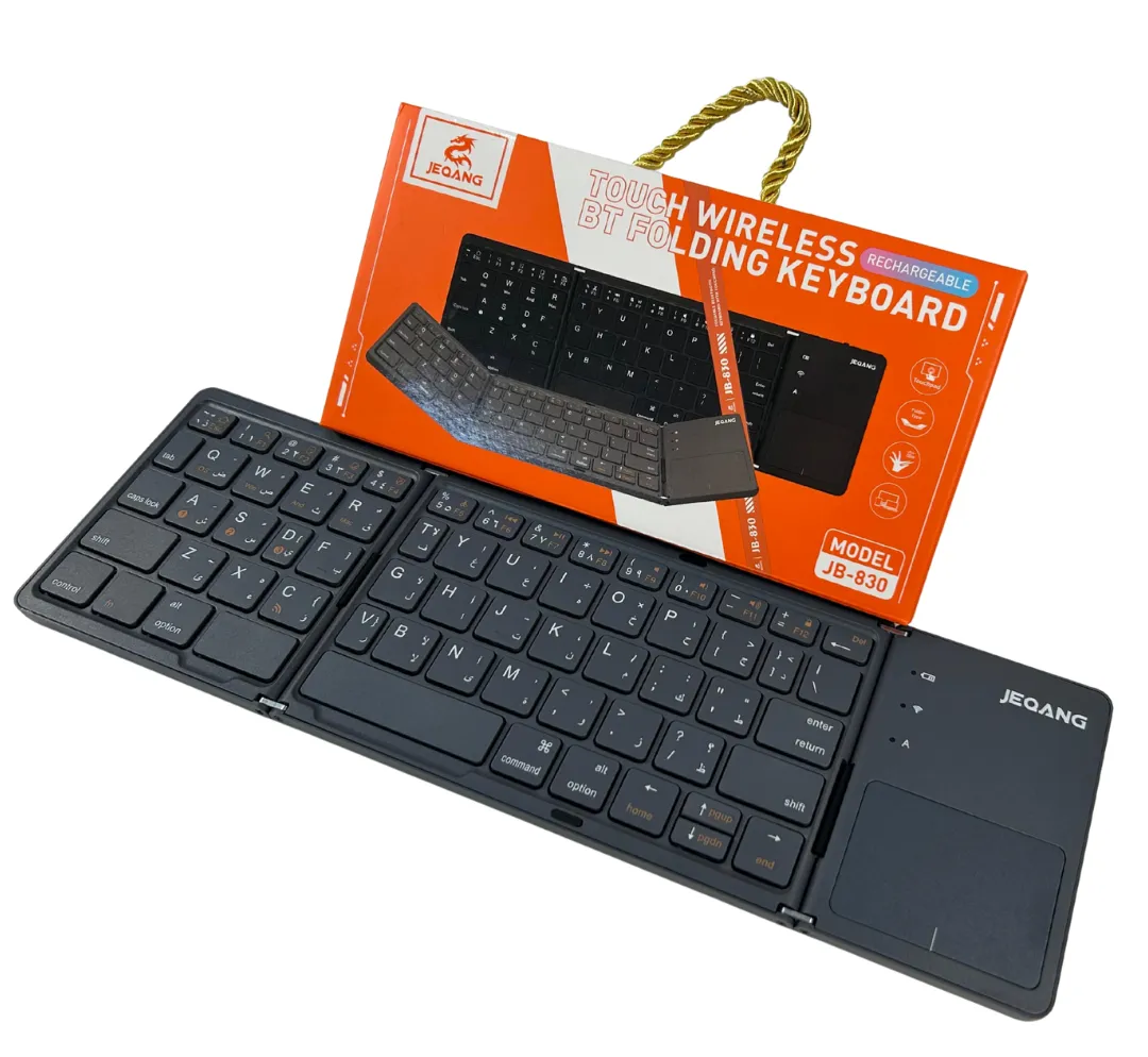 JEQANG JB-830 Keyboard Foldable Wireless Built-in Touchpad Type-C