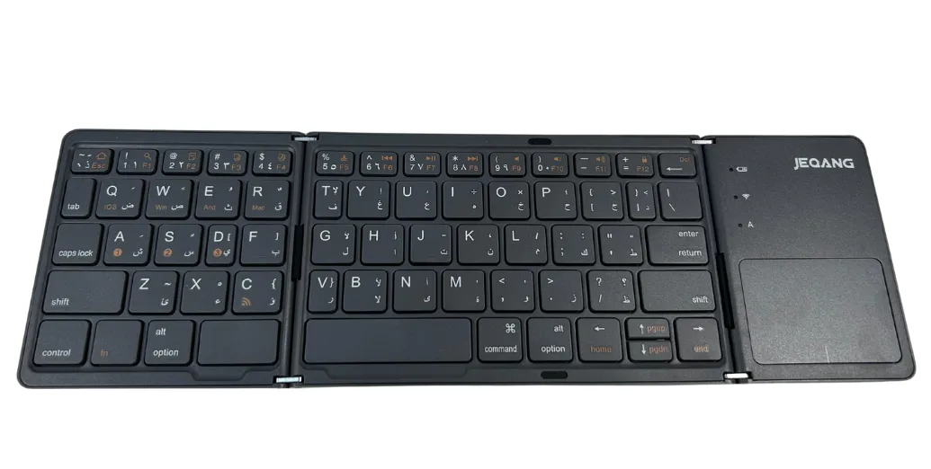 JEQANG JB-830 Keyboard Foldable Wireless Built-in Touchpad Type-C