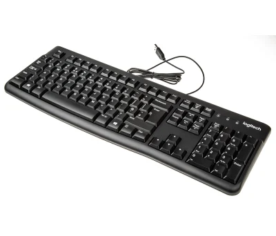 Logitech Keyboard Wired USB, QWERTY K120