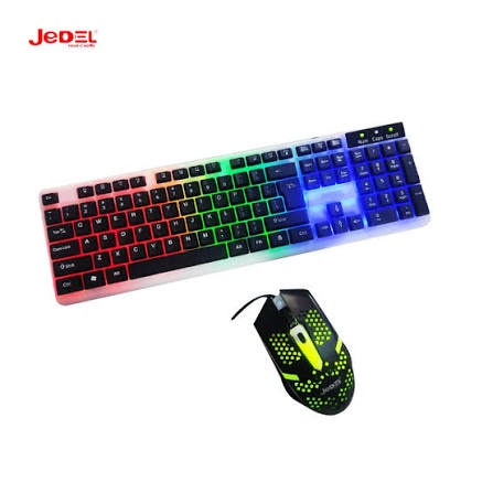 Jedel GK100 RGB Gaming Keyboard & Mouse Set
