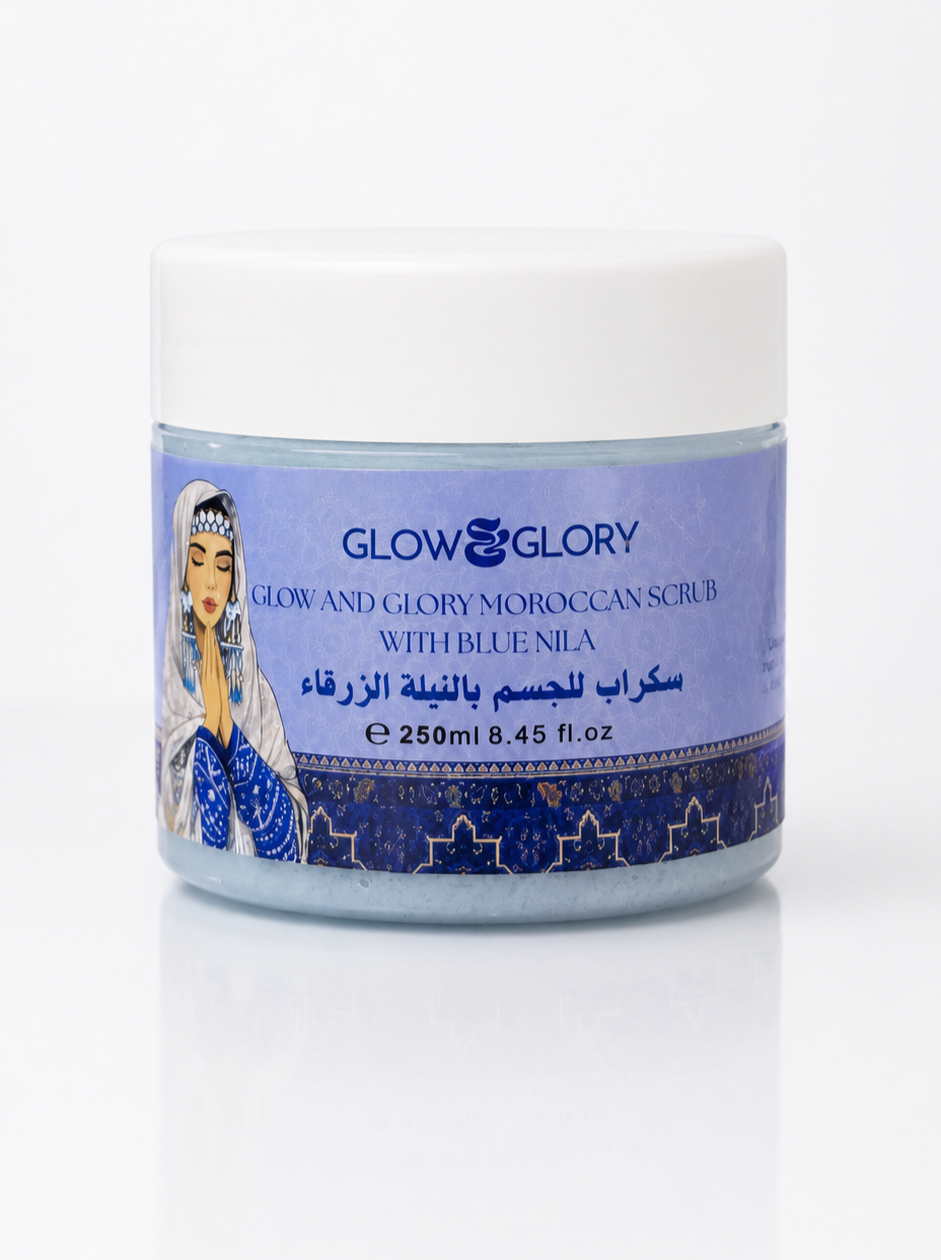 سكراب النيلة الزرقاء من glow & Glory 250ML