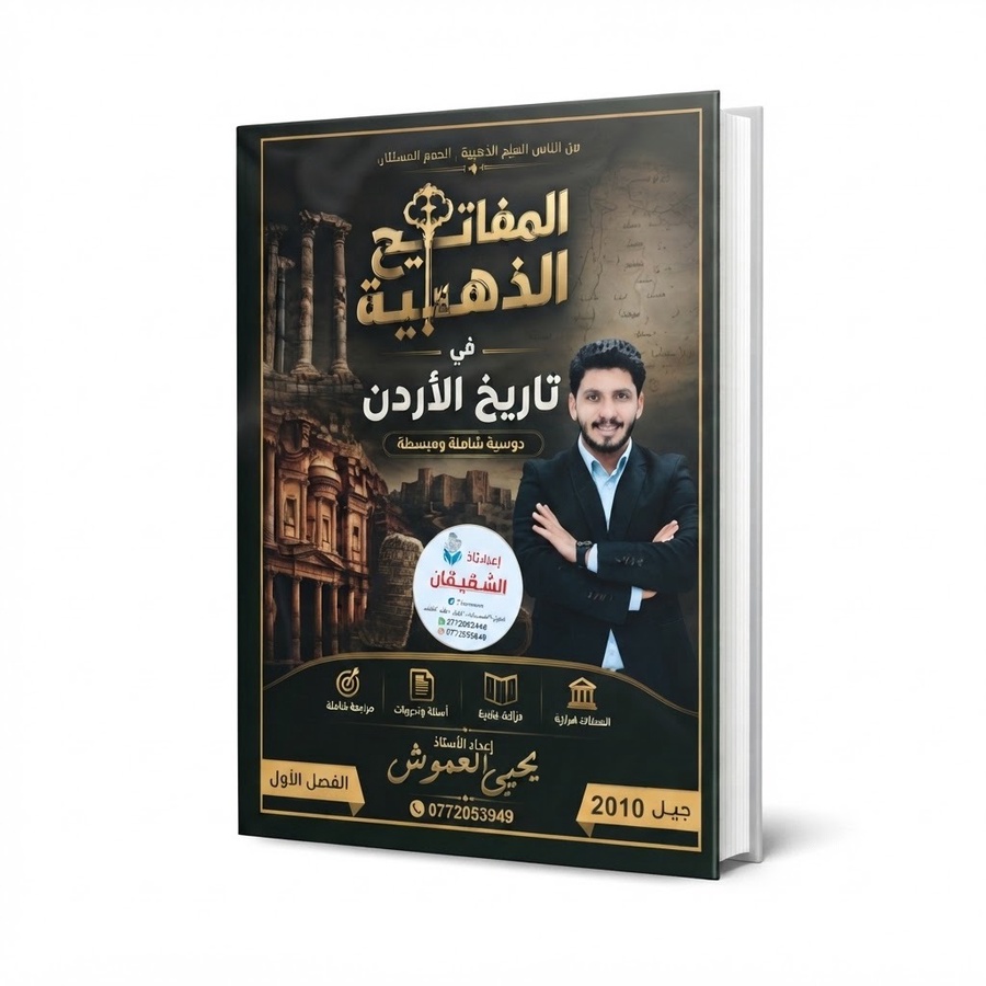 المفاتيح الذهبية في تاريخ الاردن للاستاذ يحيى العموش الفصل الاول 