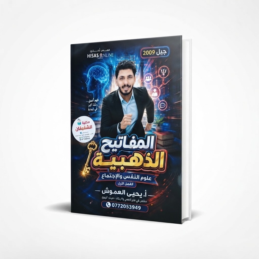 المفاتيح الذهبية مادة علم النفس للاستاذ يحيى العموش الفصل الاول 