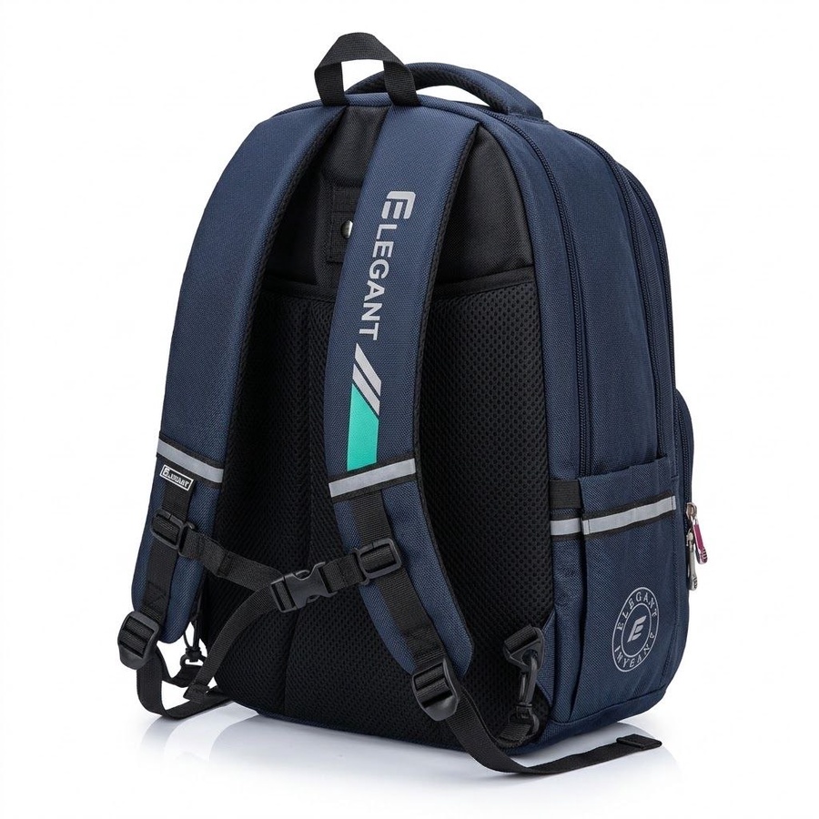  شنطة ظهر (Unisex) ماركة Elegant المستوردة مزودة بوصلة USB - ووتر بروف + مقلمة هدية | Demand & Beyond